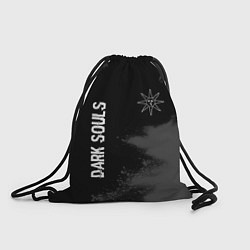Рюкзак-мешок Dark Souls glitch на темном фоне: символ и надпись, цвет: 3D-принт