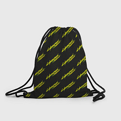 Рюкзак-мешок Киберпанк Бегущий по краю паттерн, цвет: 3D-принт