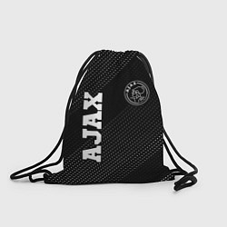Рюкзак-мешок Ajax sport на темном фоне: надпись, символ, цвет: 3D-принт