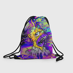 Рюкзак-мешок Гомер Симпсон - стилизация - экспрессия, цвет: 3D-принт