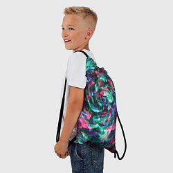 Рюкзак-мешок Цветной круговорот, цвет: 3D-принт — фото 2