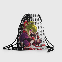Рюкзак-мешок Куки Шинобу - Иероглифы бездны, цвет: 3D-принт