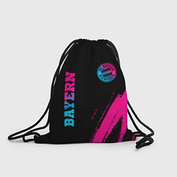 Рюкзак-мешок Bayern - neon gradient: надпись, символ, цвет: 3D-принт