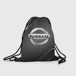Рюкзак-мешок Nissan метал карбон, цвет: 3D-принт