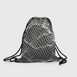 Рюкзак-мешок Сетчатая текстура ткани, цвет: 3D-принт
