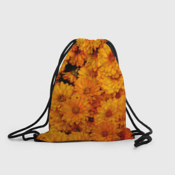 Рюкзак-мешок Фон из желтых цветов, цвет: 3D-принт