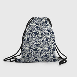 Рюкзак-мешок Смайл с зубами, цвет: 3D-принт