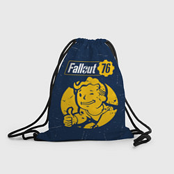 Рюкзак-мешок FALLOUT 76 - Черточки, цвет: 3D-принт