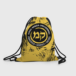 Рюкзак-мешок Krav maga national wrestling emblem, цвет: 3D-принт