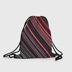 Рюкзак-мешок Абстрактные неоновые линии и полосы, цвет: 3D-принт