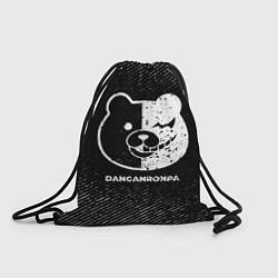 Рюкзак-мешок Danganronpa с потертостями на темном фоне, цвет: 3D-принт