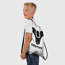 Рюкзак-мешок Destiny с потертостями на светлом фоне, цвет: 3D-принт — фото 2