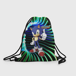 Рюкзак-мешок Sonic - hedgehog - video game, цвет: 3D-принт