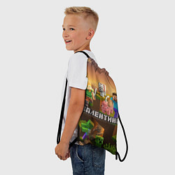Рюкзак-мешок Валентина Minecraft, цвет: 3D-принт — фото 2