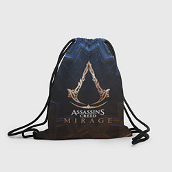 Рюкзак-мешок Assassins creed mirage logo, цвет: 3D-принт