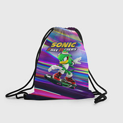 Рюкзак-мешок Jet-the-hawk - Sonic Free Riders, цвет: 3D-принт