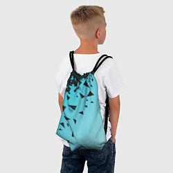 Рюкзак-мешок Осколки Абстракции, цвет: 3D-принт — фото 2
