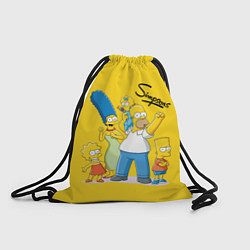 Рюкзак-мешок Simpson family, цвет: 3D-принт