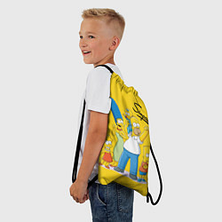 Рюкзак-мешок Simpson family, цвет: 3D-принт — фото 2