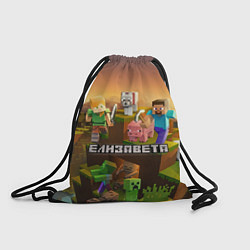 Рюкзак-мешок Елизавета Minecraft, цвет: 3D-принт