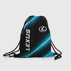 Рюкзак-мешок Lexus неоновые лампы, цвет: 3D-принт