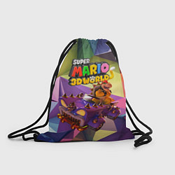 Рюкзак-мешок Точило Боузера - Super Mario 3D World, цвет: 3D-принт