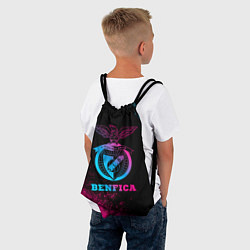 Рюкзак-мешок Benfica - neon gradient, цвет: 3D-принт — фото 2