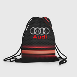 Рюкзак-мешок Audi абстракция карбон, цвет: 3D-принт