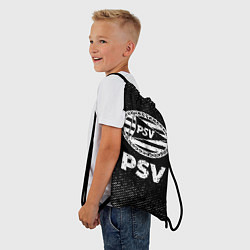 Рюкзак-мешок PSV с потертостями на темном фоне, цвет: 3D-принт — фото 2