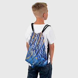 Рюкзак-мешок Перьевой паттерн - авангард, цвет: 3D-принт — фото 2