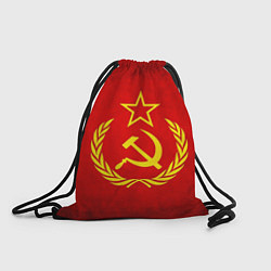 Рюкзак-мешок СССР - старый флаг, цвет: 3D-принт