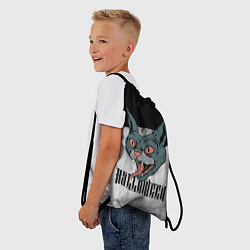 Рюкзак-мешок Happy Halloween - wild cat, цвет: 3D-принт — фото 2