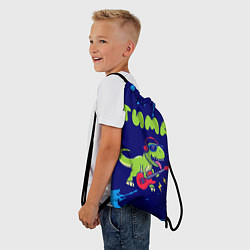 Рюкзак-мешок Тима рокозавр, цвет: 3D-принт — фото 2
