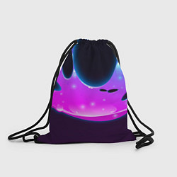 Рюкзак-мешок Абстракция Неон Потёки, цвет: 3D-принт