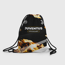 Рюкзак-мешок Juventus legendary sport fire, цвет: 3D-принт