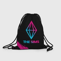 Рюкзак-мешок The Sims - neon gradient, цвет: 3D-принт