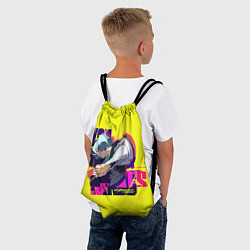 Рюкзак-мешок Люси из аниме Cyberpunk Edgerunners, цвет: 3D-принт — фото 2
