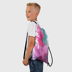 Рюкзак-мешок Яркий красочный дым, цвет: 3D-принт — фото 2