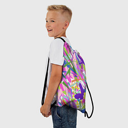 Рюкзак-мешок Сочные краски лета и бабочки, цвет: 3D-принт — фото 2
