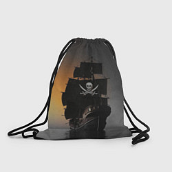 Рюкзак-мешок Пиратский фрегат, цвет: 3D-принт