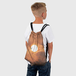 Рюкзак-мешок Бронзовое солнце, цвет: 3D-принт — фото 2