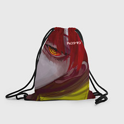 Рюкзак-мешок Человек-бензопила взгляд Макимы, цвет: 3D-принт