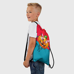 Рюкзак-мешок Веселая тыква, цвет: 3D-принт — фото 2