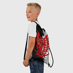 Рюкзак-мешок АТ - Разведкорпус - Красный, цвет: 3D-принт — фото 2