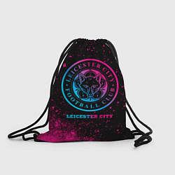 Рюкзак-мешок Leicester City - neon gradient, цвет: 3D-принт