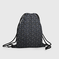 Рюкзак-мешок Стальное противоскользящее покрытие - текстура, цвет: 3D-принт