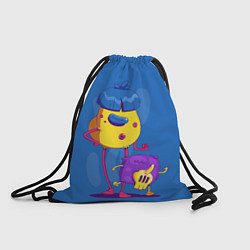 Рюкзак-мешок Чудики-монстрики, цвет: 3D-принт