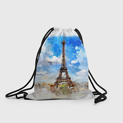 Мешок для обуви Париж Эйфелева башня рисунок