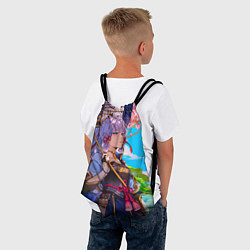 Рюкзак-мешок Аяка с зонтиком, цвет: 3D-принт — фото 2