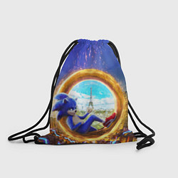Рюкзак-мешок Соник в кино, цвет: 3D-принт